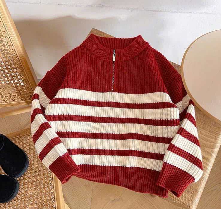 Áo Polo kẻ trẻ em