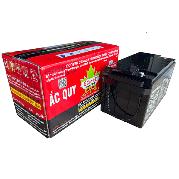Ắc quy ECOTEK 12V65AH
