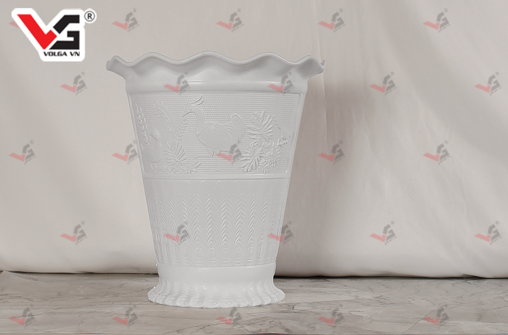 Chậu hoa nhựa kiểu bạch hạc