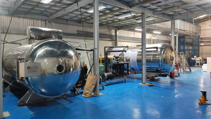 Máy sấy thăng hoa 300kg/mẻ