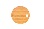 Round bamboo cutting board - S