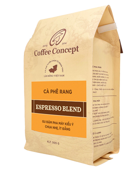 Cà phê rang Espresso Blend (Gói 250G-500G)