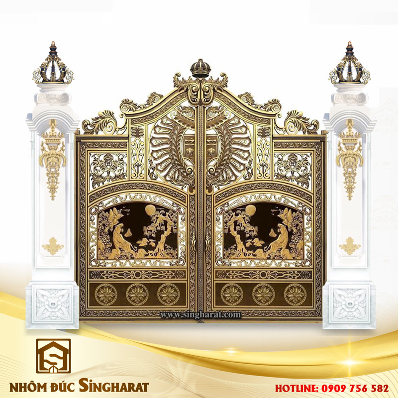 Cổng nhôm đúc Singharat