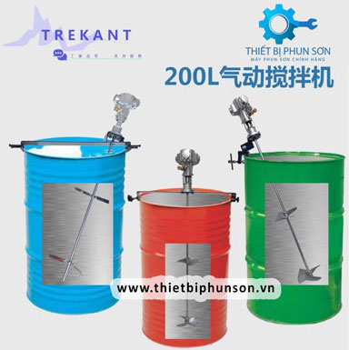 Máy khuấy sơn kẹp thùng 200L BCG-SPT
