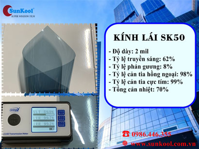 Phim cách nhiệt kính lái SK50