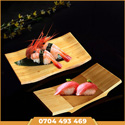 Khay gỗ trang trí Sushi