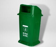 Thùng rác nhựa 100L nắp hở