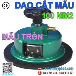 Dao cắt mẫu vải giấy tròn 100mm2