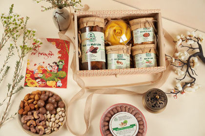 Hộp quà tết truyền thống