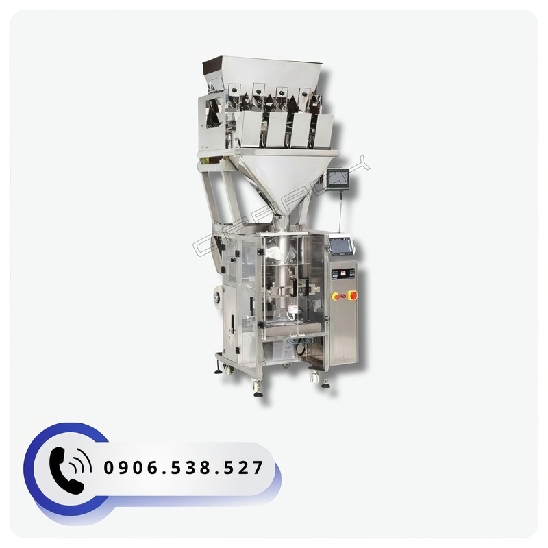 Máy đóng gói hạt 4 đầu cân