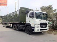 Vận chuyển hàng hóa bằng xe đầu kéo