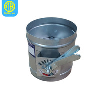 Van gió tay gạt ống gió tròn