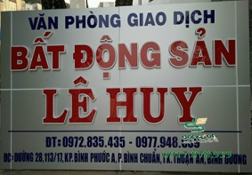 Đèn Led chữ nổi