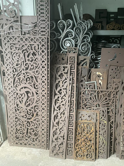 Thép tấm hoa văn