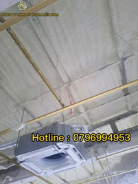 Thi công phun PU Foam