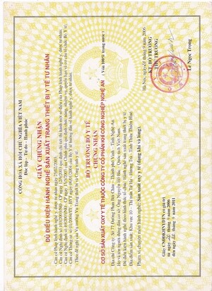 Giấy chứng nhận
