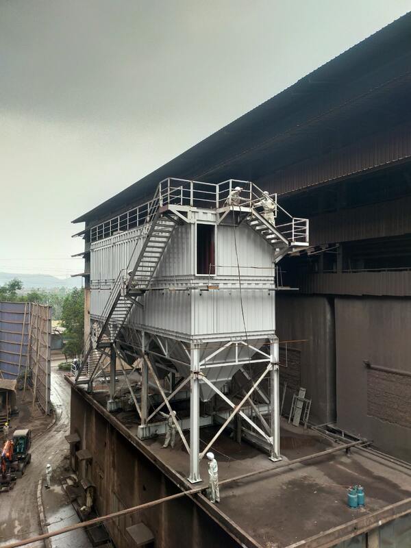 Hệ thống lọc bụi xử lý khói lò