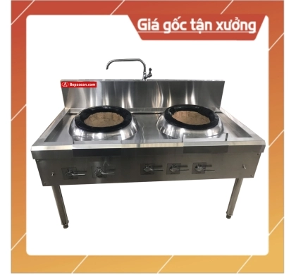 Bếp Á quạt thổi đắp đất đôi