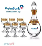 Bộ bình rượu pha lê