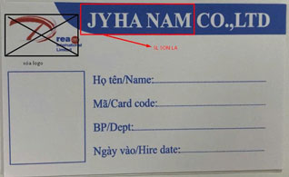 In thẻ nhân viên