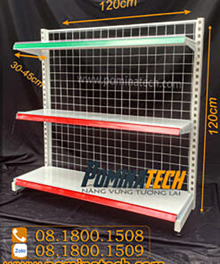 Kệ đơn lưới 3 tầng