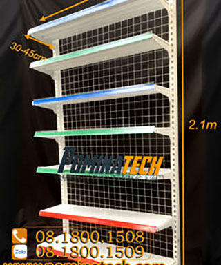 Kệ đơn lưới 6 tầng