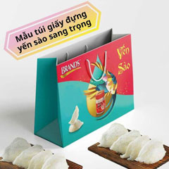 In túi giấy đựng yến sào