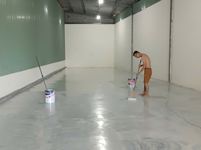 Dịch vụ sơn Epoxy cho sàn nhà xưởng