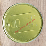 Nắp nhôm xé viền mí phi 100