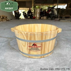 Chậu ngâm chân bằng gỗ
