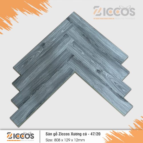 Sàn gỗ xương cá Ziccos 12mm mã 4720