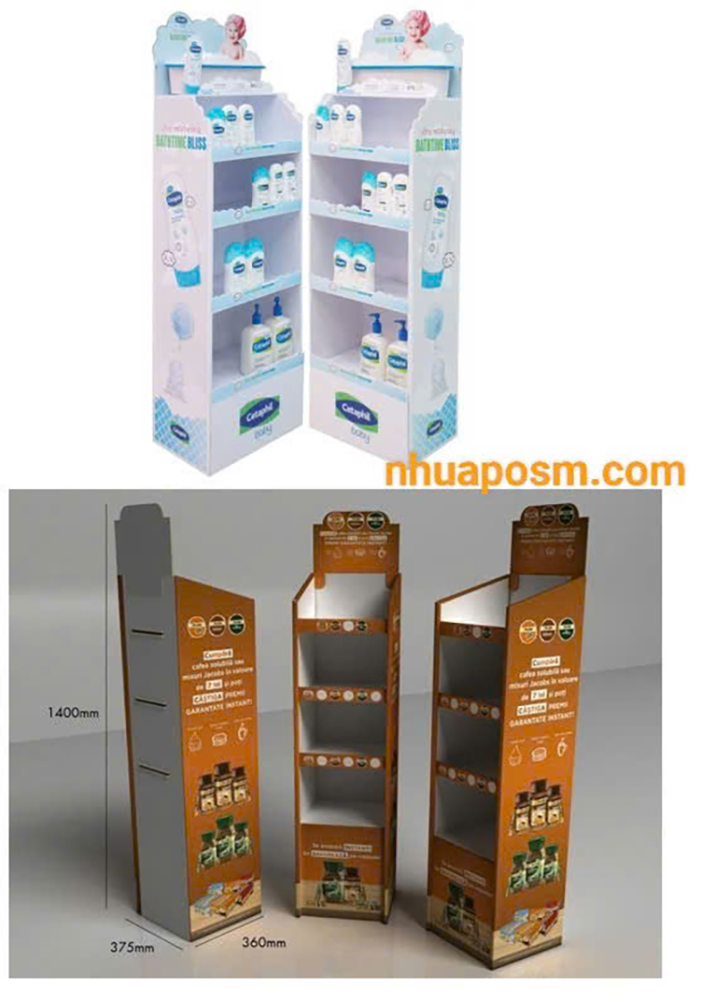 Kệ trưng bày hàng hóa mỹ phẩm