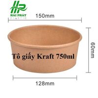 Tô nâu 750ml