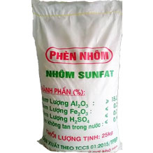 Hóa chất Phèn nhôm Sunfat - Al2(SO4)3.14H2O