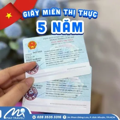 Dịch vụ làm giấy miễn thị thực 5 năm