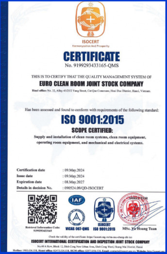 Chứng nhận ISO 9001:2015