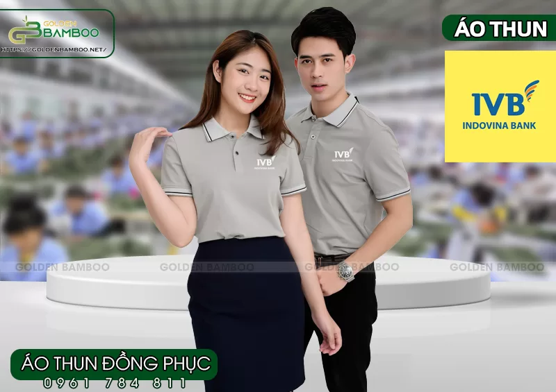 Áo thun đồng phục ngân hàng IVB 1