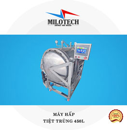 Máy hấp tiệt trùng 450L (ngang)