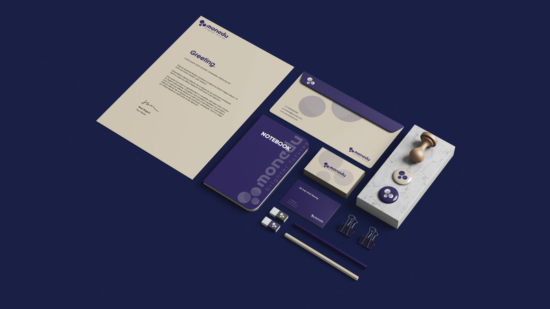 Thiết kế bộ nhận diện thương hiệu Monedu