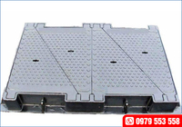 Nắp bế cáp 4 cánh lòng đường tải 40T - 60T