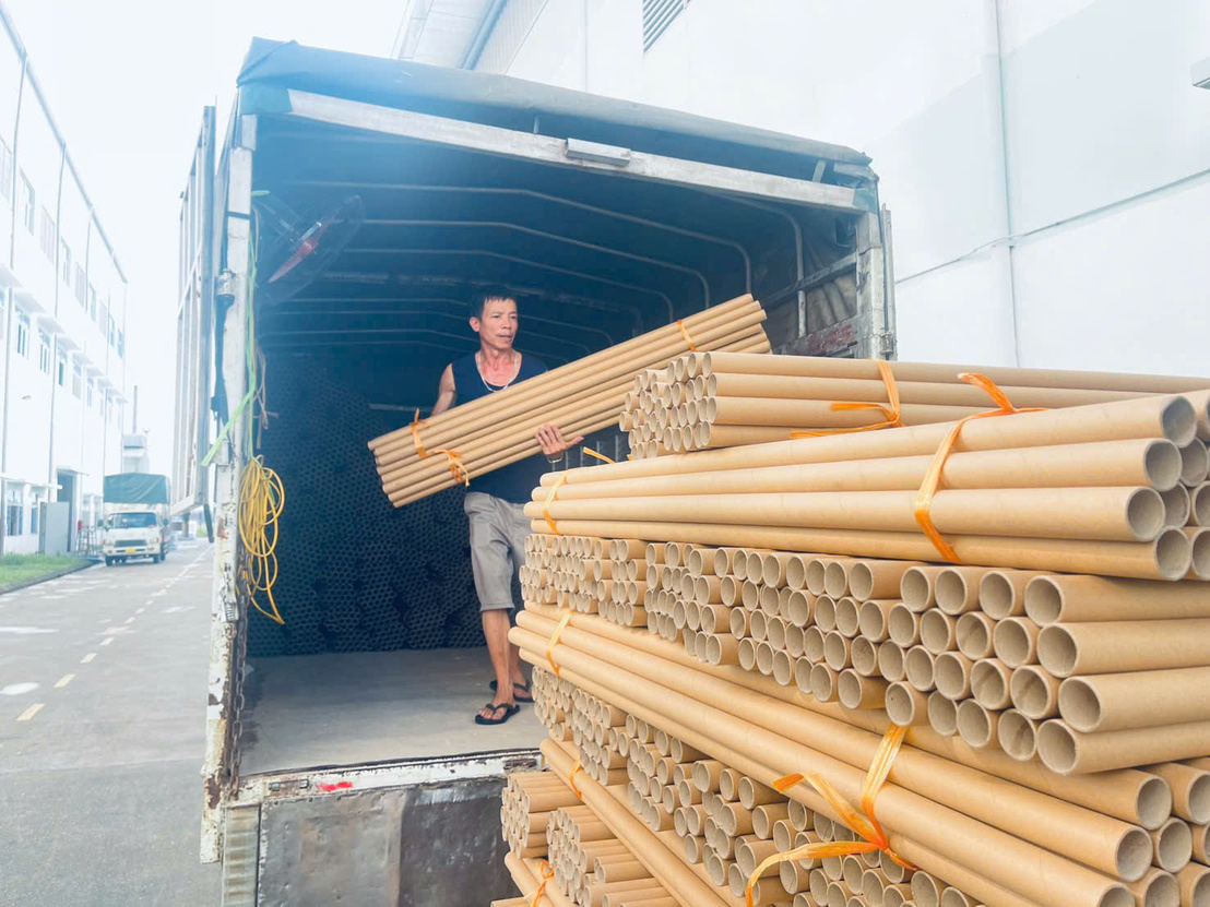 Xưởng sản xuất gia công ống giấy PCT Lộc Điền