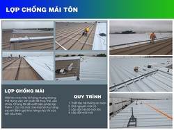 Lợp chồng mái tôn