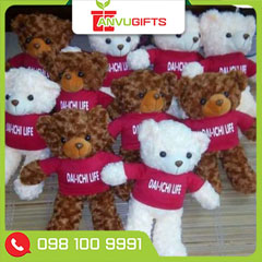 Gấu bông quà tặng min