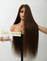 Natural looking closure wigs