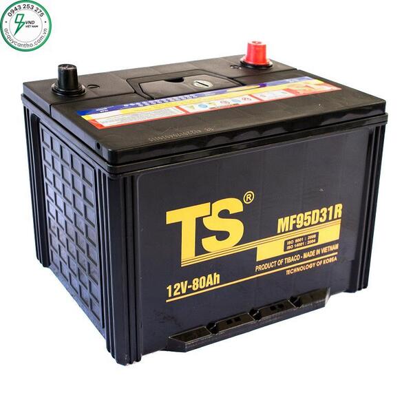 Ắc quy tia sáng TS MF95D31 (12V-80AH)