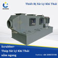 Tháp xử lý khí thải nằm ngang