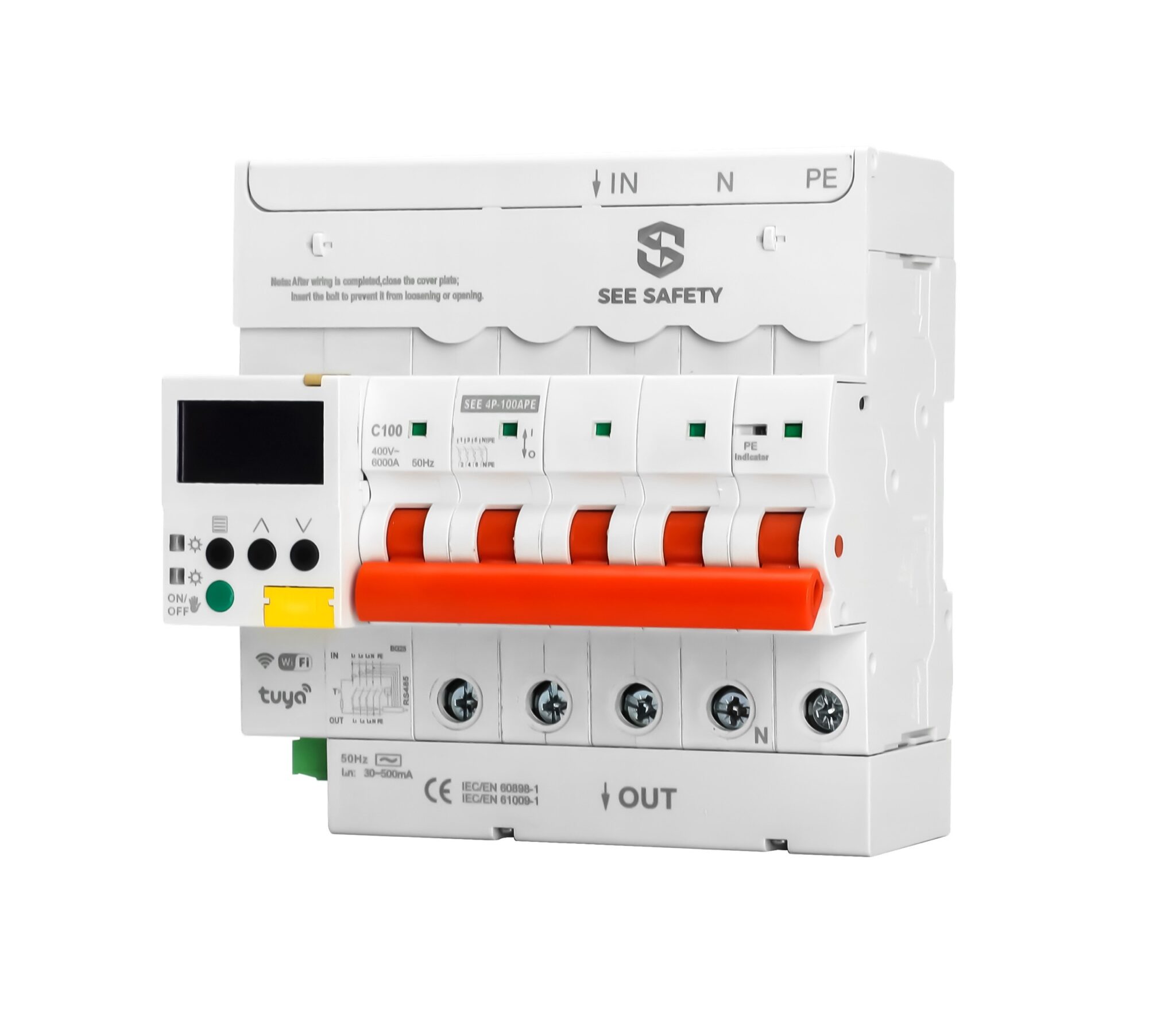 Aptomat thông minh 4 pha SEE100A 4P