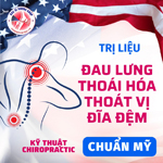 Trị liệu đau lưng thoái hóa thoát vị đĩa đệm