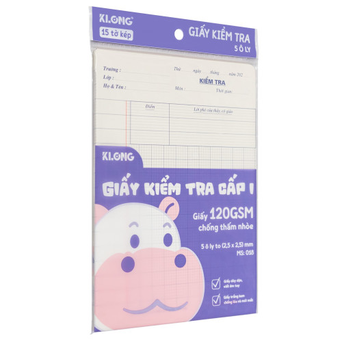 Túi đựng giấy kiểm tra