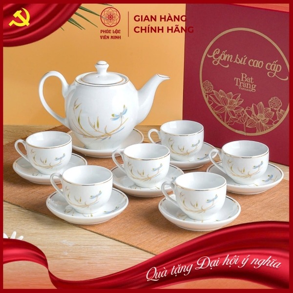 Bộ ấm chén cao cấp LD068